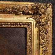 Peinture bucolique antique du 19ème siècle