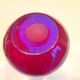 Antique mouth-blown glass vase