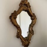 Golden mirror 28x44cm