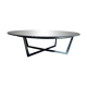 Round coffee table NV Gallery in black marble