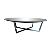 Round coffee table NV Gallery in black marble