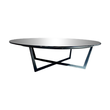 Round coffee table NV Gallery in black marble