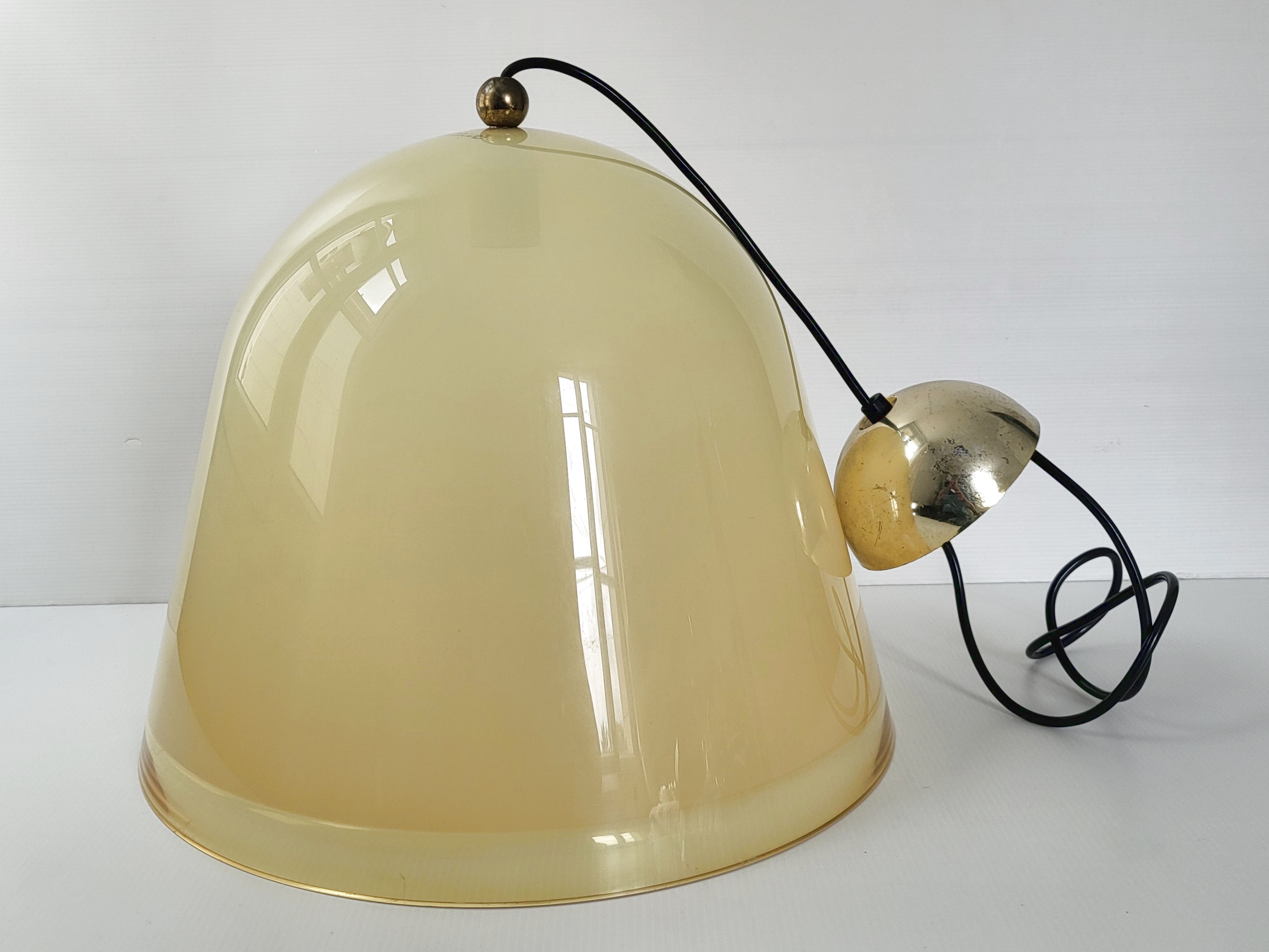 Vintage pendant lamp by Franco Bresciani for iGuzzini 1970