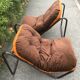 2 brown armchairs from the 70