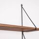 Set of minimalistic wooden shelving units