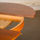 Table ronde extensible piètement étoile