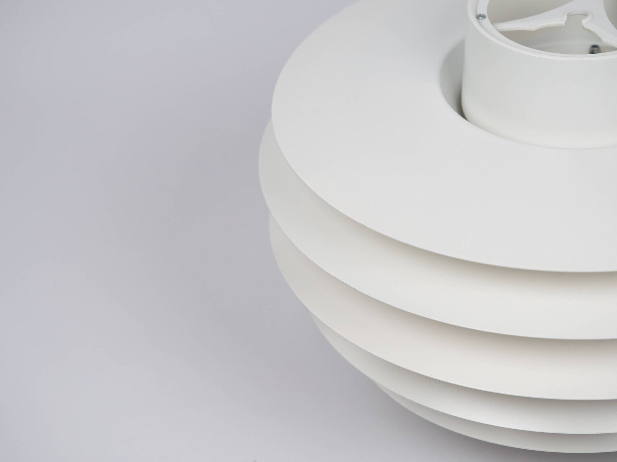 Lampe suspendue vintage danoise Verona par Svend Middelboe, Lyfa, 1962