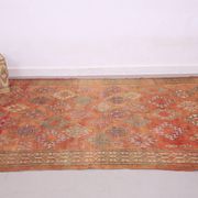 Vintage Moroccan Wool Rug 185 x 337 cm - Berber Handmade Rug - Bohemian Rug