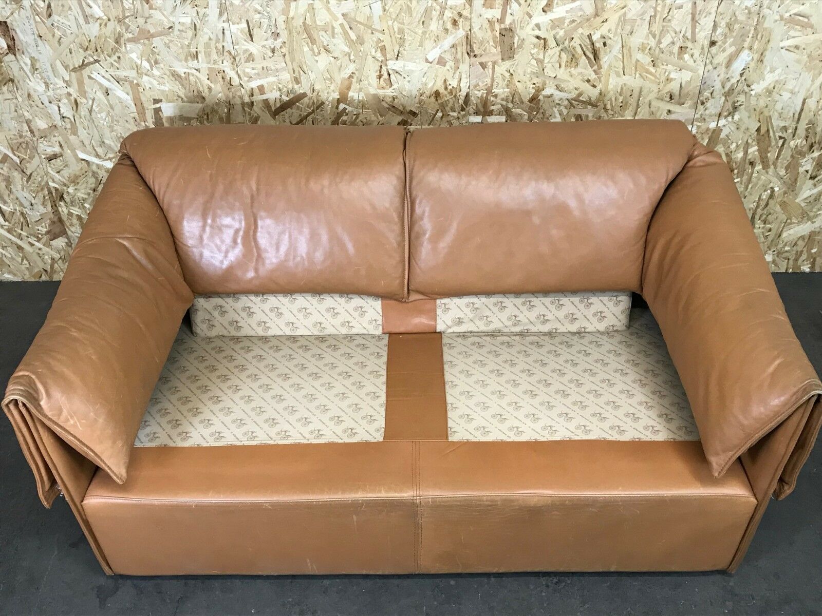 Sofa 2 seater leather sofa niels bendtsen lotus for n. eilersen danish design