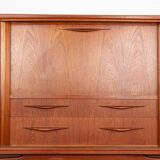 Sideboard, Danish teak Highboard, Ærthoj Jensen and Mølholm Herning 1960