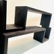 Solid wood wall shelves