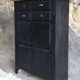 Craft furniture or top black and wood sideboard