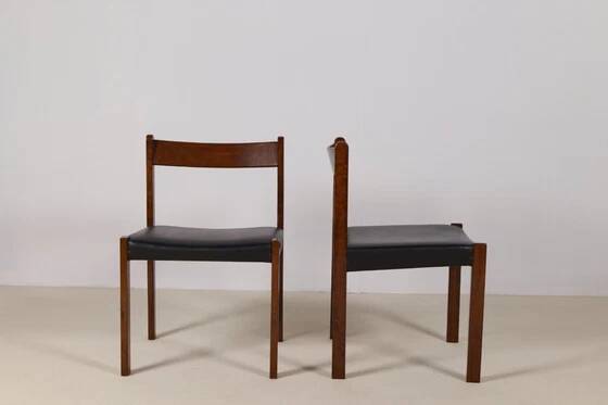 6x Alfred Hendrickx dining chairs for Belform, 1960s, Belgium