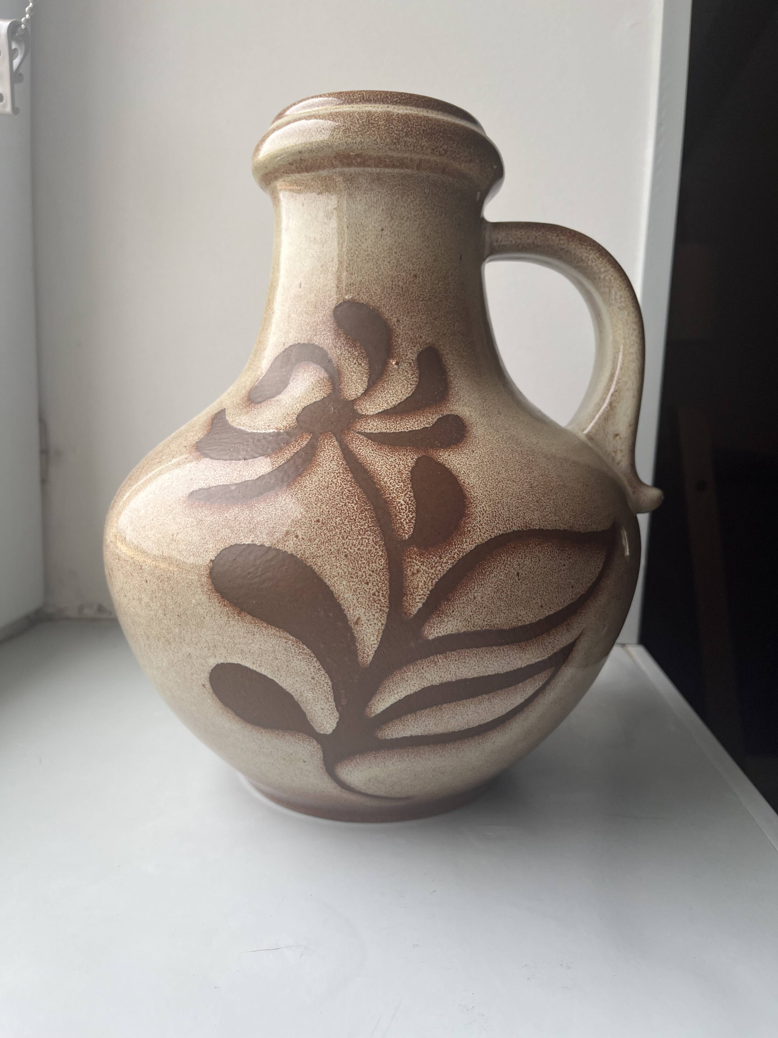 Vintage Scheurich Keramik vase from the 1970s