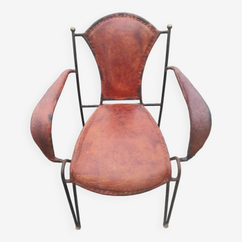 Leather armchair