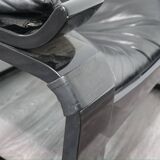 Leather Armchair by Åke Fribytter for Nelo Möbel, Sweden, 1970s