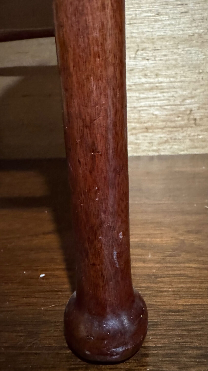 Vintage mahogany Lyre chair