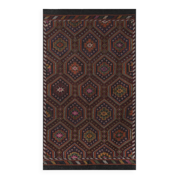 Tapis vintage turc de oushak tissé à la main 174x297 cm