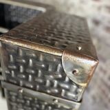 Bar trunk/storage unit in embossed steel 1980