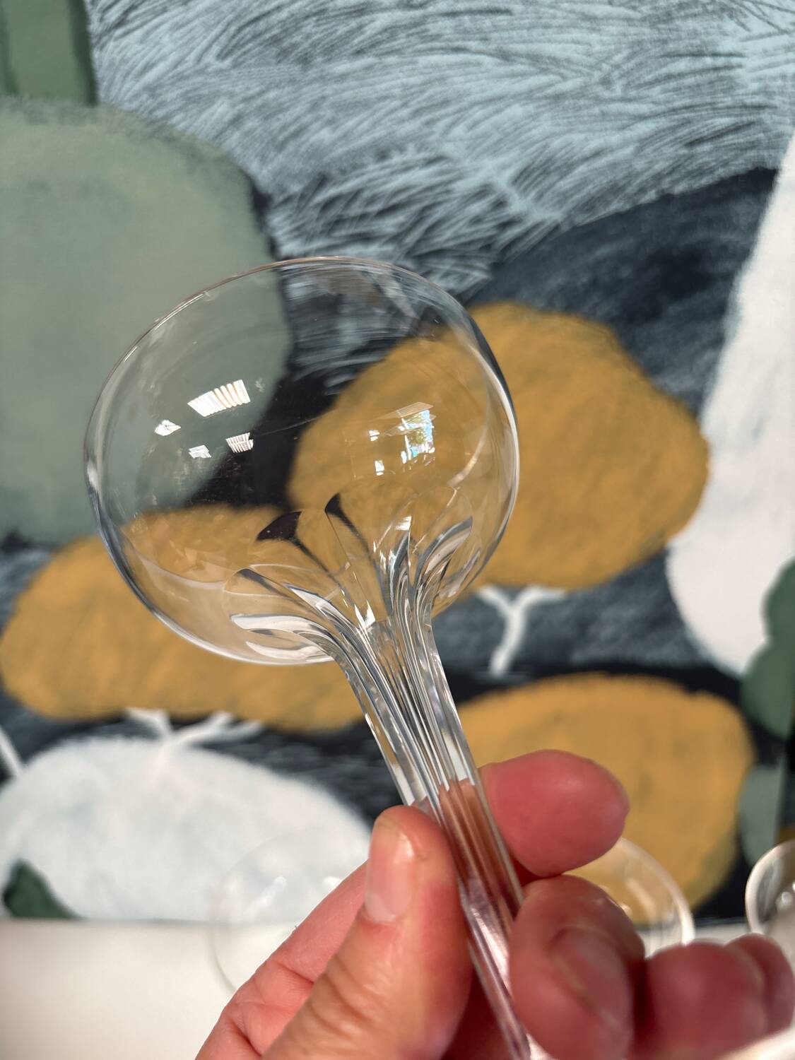 Set of 5 champagne glasses