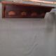 Wooden wall coat rack