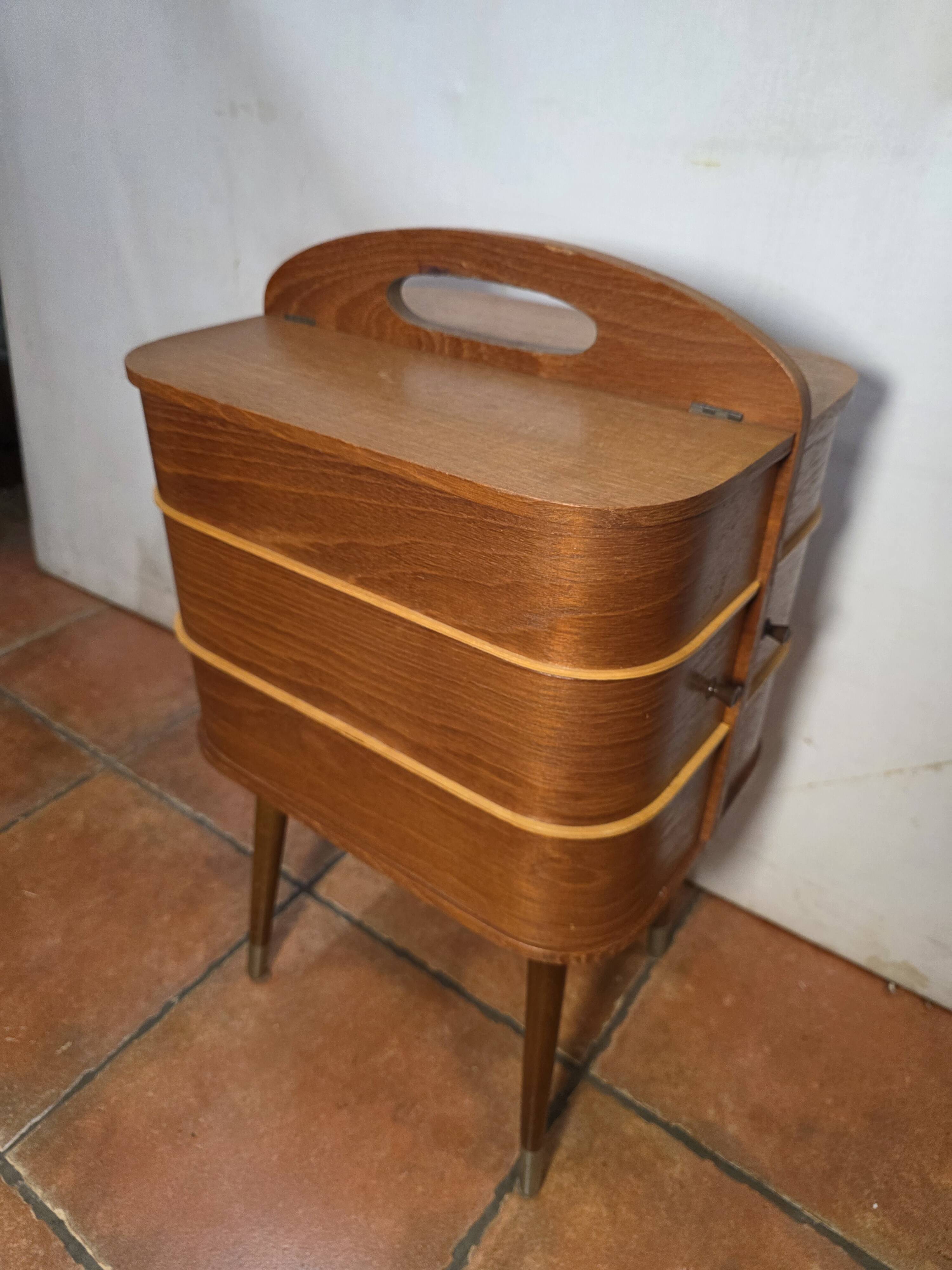 Scandinavian Teak Worker, Danish Design, 1960s