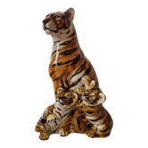 Ceramic sculpture tiger Modern Art Capodimonte