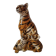 Ceramic sculpture tiger Modern Art Capodimonte