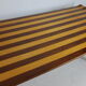 Table low Italian 1950, on the walnut and Sycamore