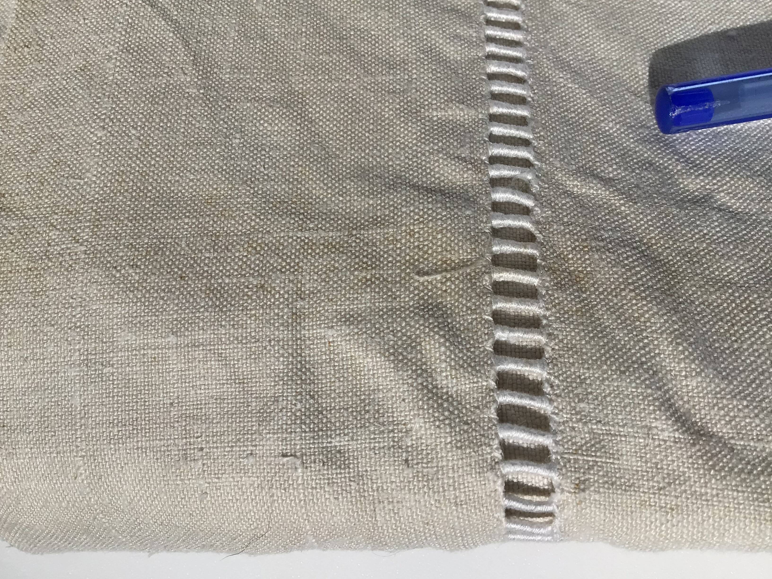 New pure linen sheet embroidered with VC day scale