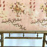 Fire screen, 19th century bamboo-style fireplace screen