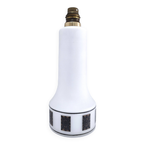 Pied de lampe opaline - frise