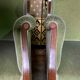 Pair of English armchairs green velvet