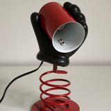 Hand lamp in lacquered and plastic metal, 1980