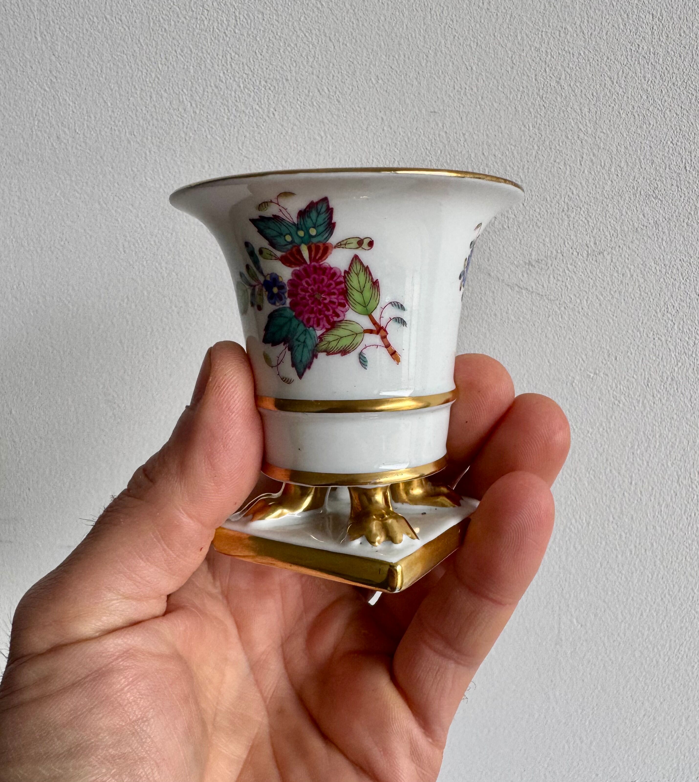 Pair of Small Porcelain Vases by Herend