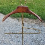 Valet de chambre of the 50s in gilded brass and wood
