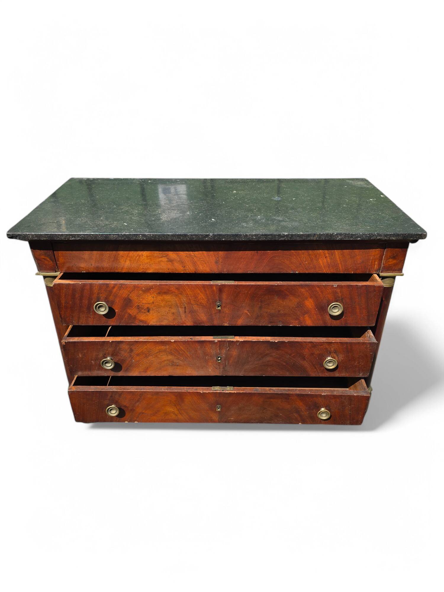 Commode Empire en acajou