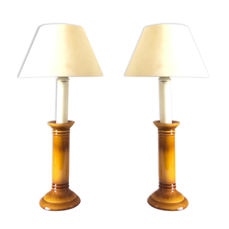 Pair of lamp made French vintage Kostka.