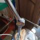 Lampe articulée en métal chromé