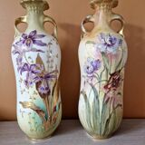 Paire de vases - En porcelaine - Turn Teplitz Bohemia, Autriche - RStK - 1900