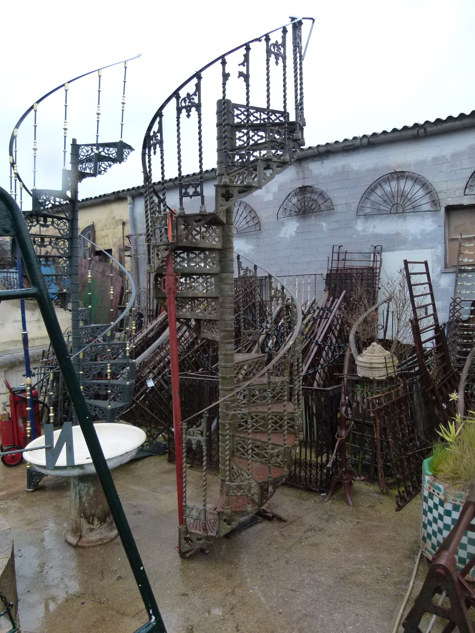 Cast iron staircase nineteenth