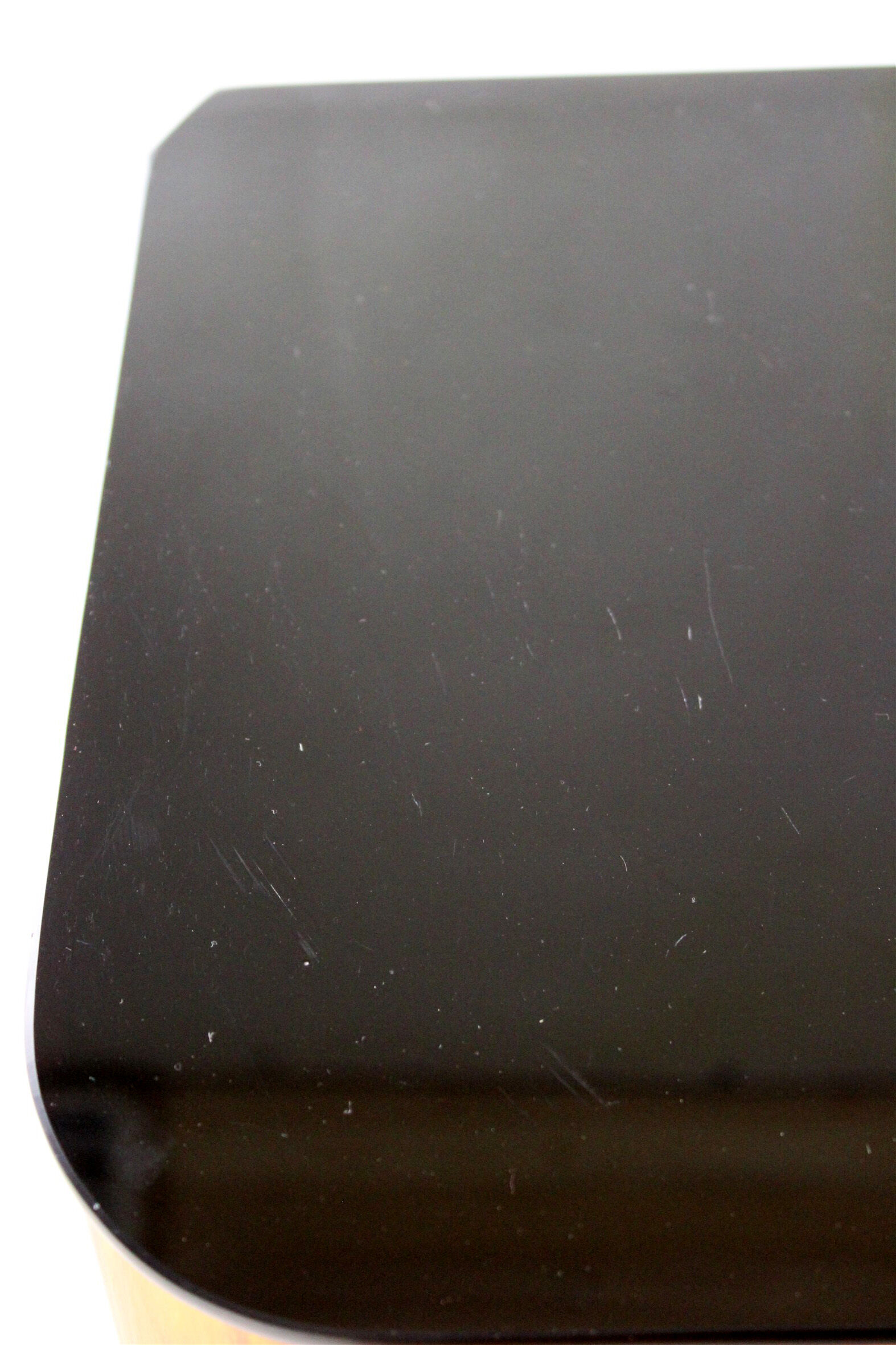 Mid-Century Nightstands with Black Glass Tops from UP Zavody, 1960s, Set of 2