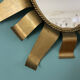 Vintage gilded metal mirror