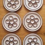 6 snail plates Thomas