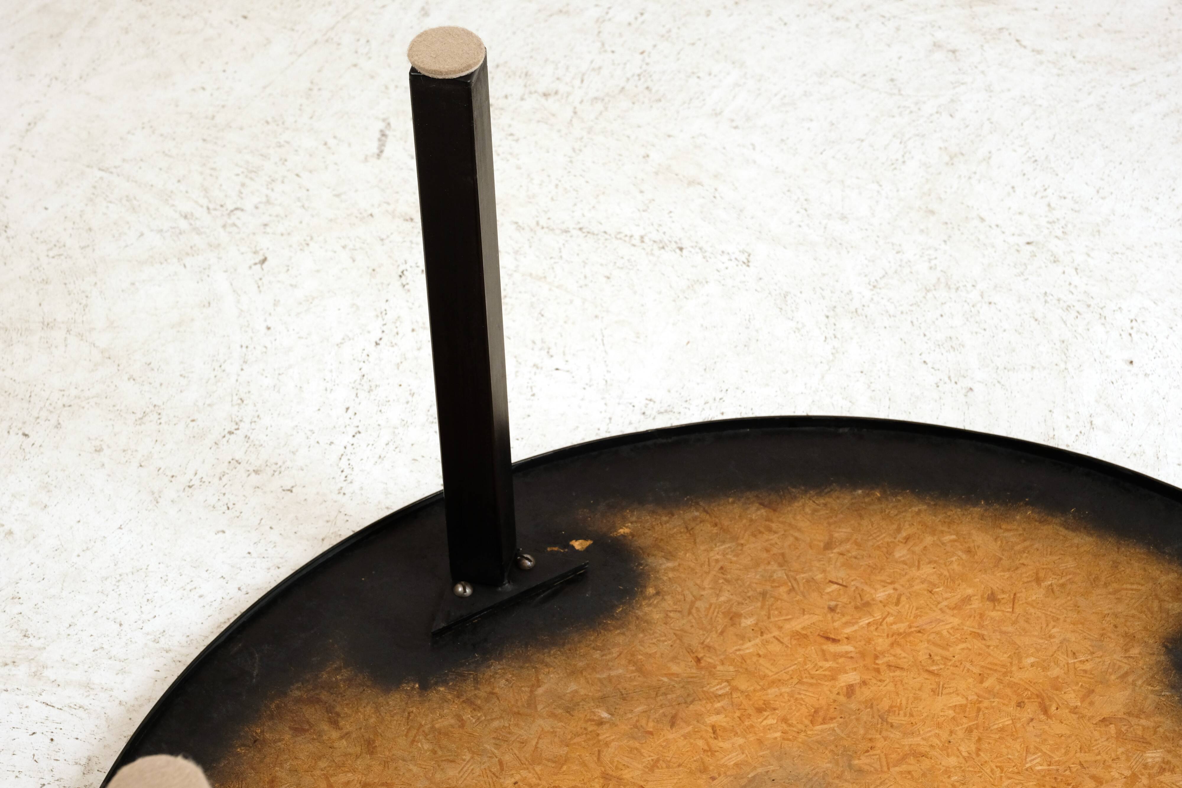 1960s glazed ceramic coffee table