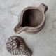 Berber earthenwear milk jug