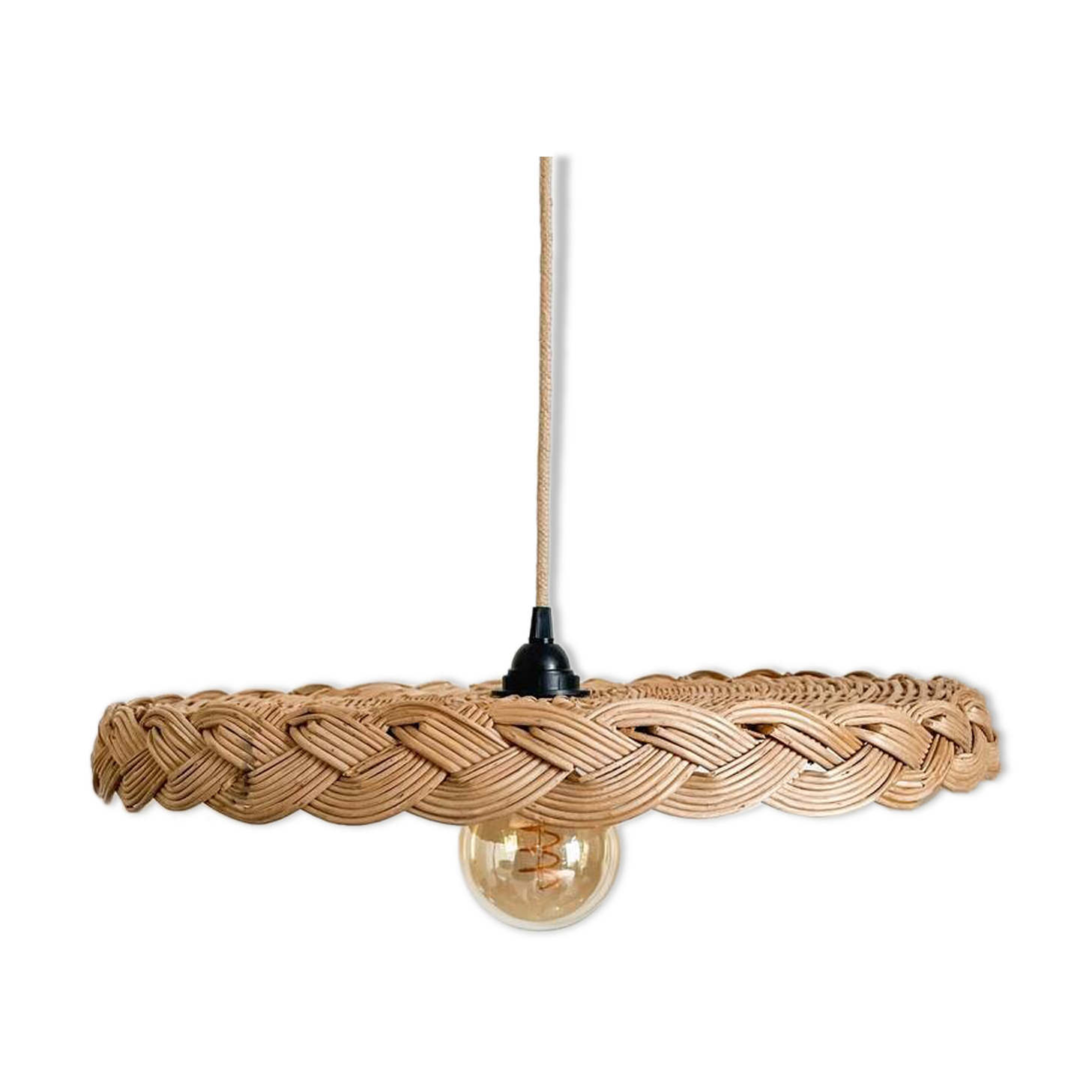 Rattan pendant light