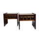 Pair of brutalist bedside tables
