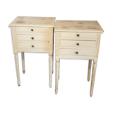 Pair of Louis XVI-style bedside tables