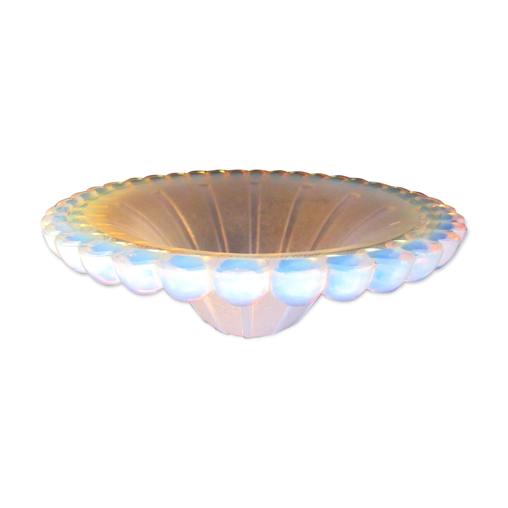 Abat-jour Vintage Verre Jaune Art Déco - Suspension Coupole Globe Tulpe - 2 Dispos